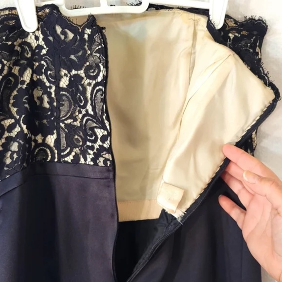 Ann Taylor Strapless Lace Bodice Dress - Picture 5 of 8